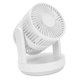 thumbnail image 1 of Ventilador De Escritorio, Diseño De Luz De Aire Oscilante De Flujo De Aire Oscilante Automático, Ventilador De Circulador De Aire Oscilante De Escritorio Recargable Para El, 1 of 7
