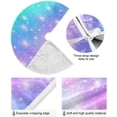 thumbnail image 2 of FMSHPON Rainbow Galaxy Xmas Christmas Tree Skirt Stand Mat for Holiday Party Decoration Indoor Outdoor 36 inches, 2 of 6