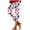 White1, variant on 4th of July Leggings for Women USA Patriotic American Flag 3D Graphic Capri High Waisted Lightweight Stretch Workout Capris