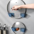 thumbnail image 3 of 10 Pieces Wall Mount Pot Lid Organizers Racks Plastic Pot Lid Storage Racks Holders For Kitchen Wall, 3 of 4