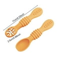 thumbnail image 5 of Shoreew 2Pcs Baby Feeding Spoons Dual Head Silicone Weaning Spoon for Infants Training Spoon BPA-Free Toddler Utensils, 5 of 7