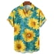 thumbnail image 4 of Camisas hawaianas para hombre, camisas con estampado 3D de girasoles para hombre, ropa de moda con solapa de manga corta para hombre, camisetas holgadas de gran tamaño, 4 of 4