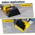 thumbnail image 4 of Yocada Heavy Duty Broom and Dustpan Set with 54" Iron Pole for Household Commercial Outdoor Indoor, 4 of 7