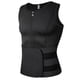 thumbnail image 1 of Chaleco deportivo de neopreno para hombre, con cremallera de doble cara, moldeador y adelgazante, 1 of 5