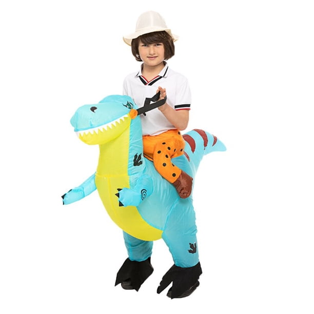 Disfraz inflable de dinosaurio para niños, disfraz de Anime, disfraz de Animal para fiesta de Halloween