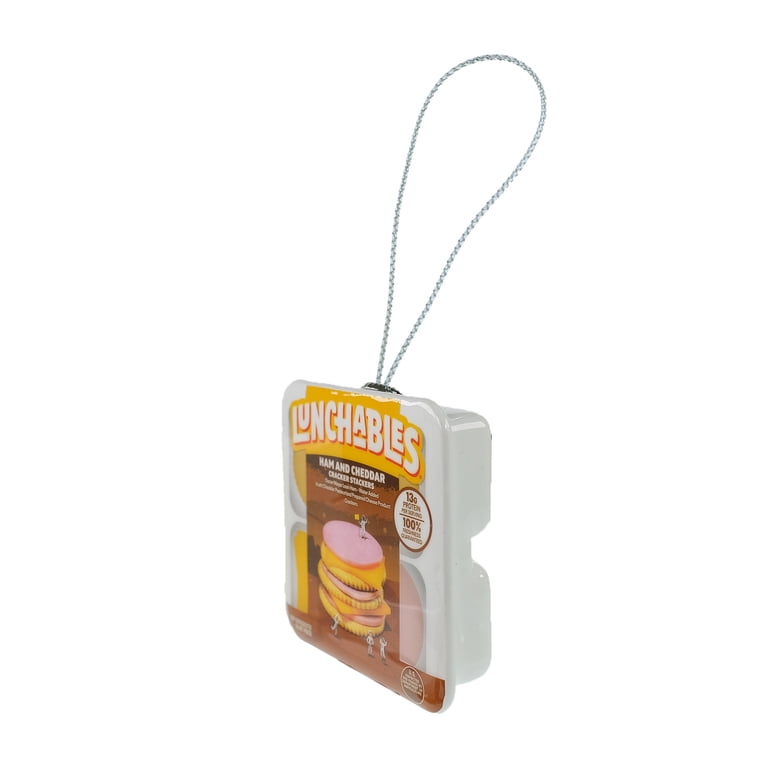 Lunchables Hanging Christmas Ornament, 4 inches Wide, Multi-Color