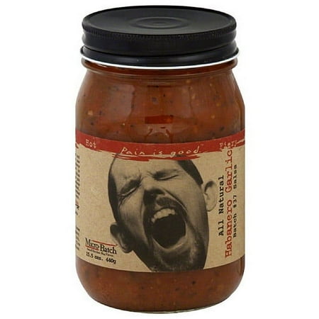 Pain is Good Batch 37 Habanero Garlic Salsa, 15.5 oz, (Pack of 6)