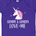 thumbnail image 4 of Inktastic Grammy and Grandpa Love Me Girl Unicorn Girls Baby Bodysuit, 4 of 5