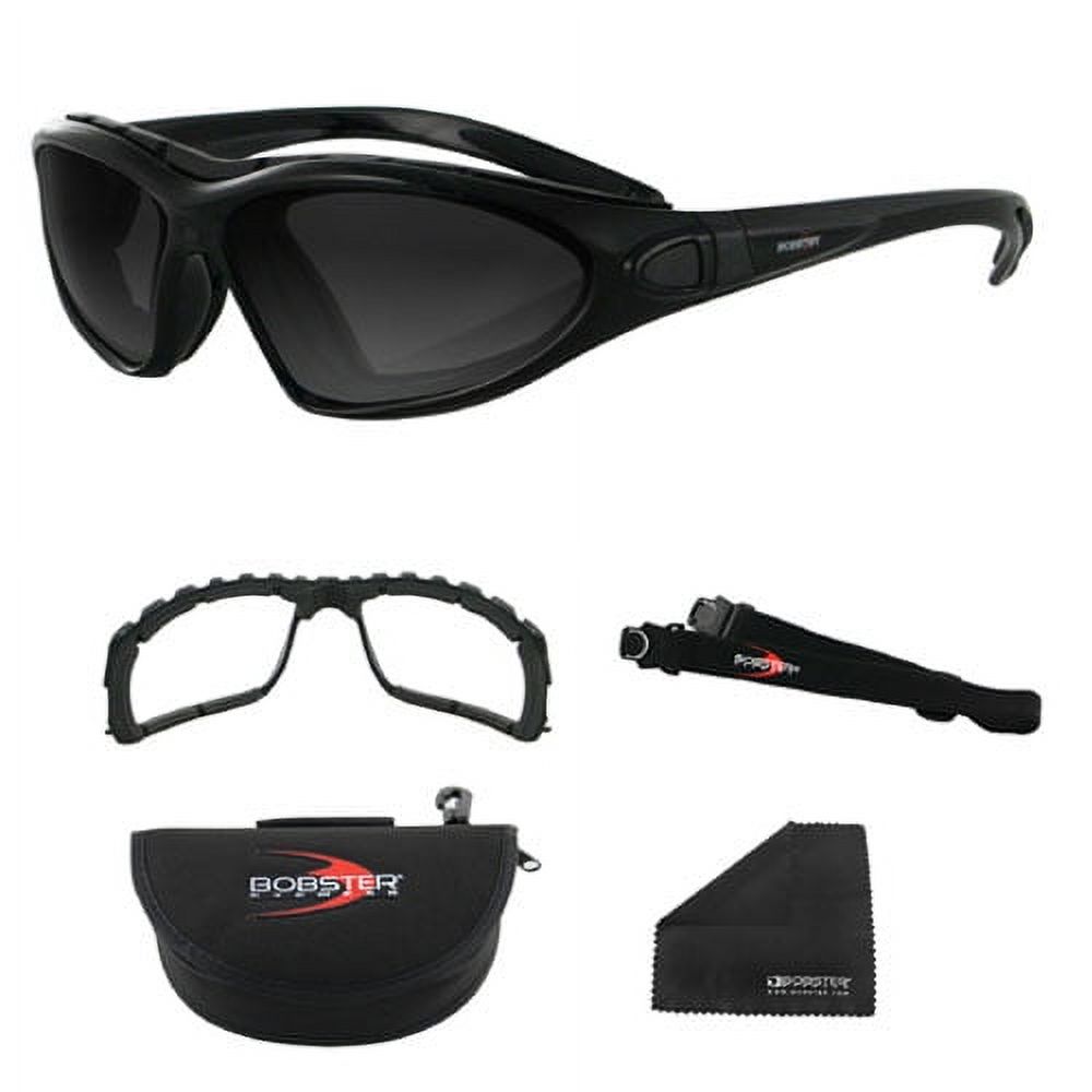 RoadMaster Convertible Sunglasses, Black Frame, Photochromatic Lenses - image 3 of 3