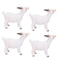 thumbnail image 3 of Goat Figurines,4pcs Goat Figurines Set Farm Animal Toy Animal Goat Model Future-Proof Design, 3 of 8