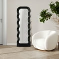 thumbnail image 4 of Mainstays 20x58 Black Wavy Mirror, 4 of 5