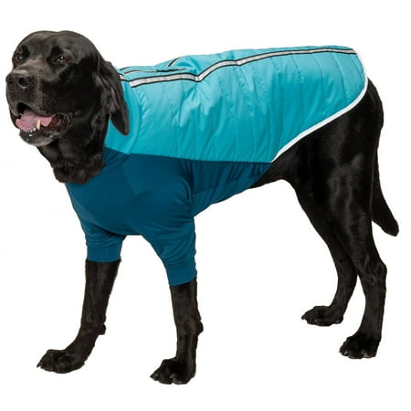 UPC: 0842229129540 | FurHaven Pet Products Water-Repellent Pro-Fit Dog Coat – Aquamarine Extra Large
