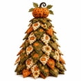 thumbnail image 2 of DIY Halloween Quilted Fabric Tree Kit,Sewing Craft Project with Padded Fabric Pieces Handmade,Fall Holiday Decoration for Mantel Shelf,Tabletop,Home Decor Gift(A), 2 of 6