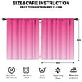 thumbnail image 2 of Blackout Kids Curtains,Pink Gradient Leopard Print Childrens Insulated Curtains Set Of 2,Bedroom Essentials,Toddler Room Decor 52"x63", 2 of 5