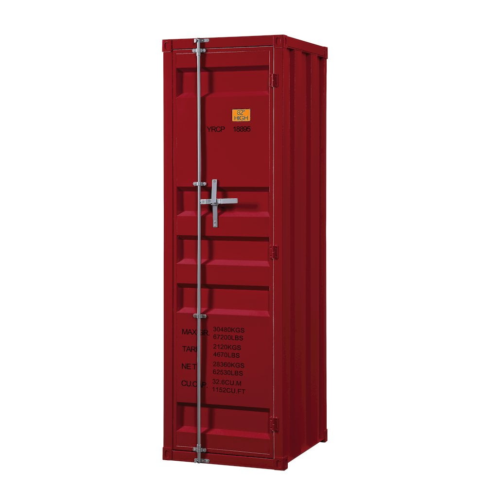 Acme Cargo Container Style Metal Chest with 1 Door, Multiple