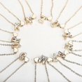 thumbnail image 3 of Collar de inicial delicado con forma de corazón diminuto yuxing 2 piezas para Mujer, 3 of 5