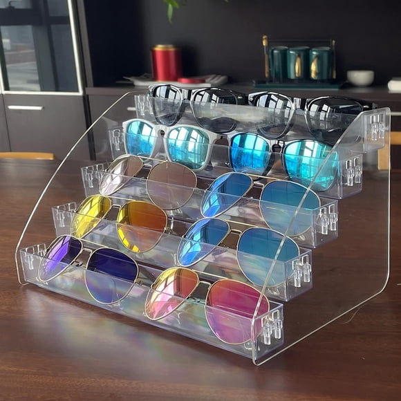 Organizador de gafas MineSign, estuche transparente para gafas