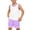 Purple, variant on Zpanxa Boys Summer Outfits Kids Summer Solid Color Round Neck Sleeveless Top and Shorts Two Piece Outfit Blue 10 Years