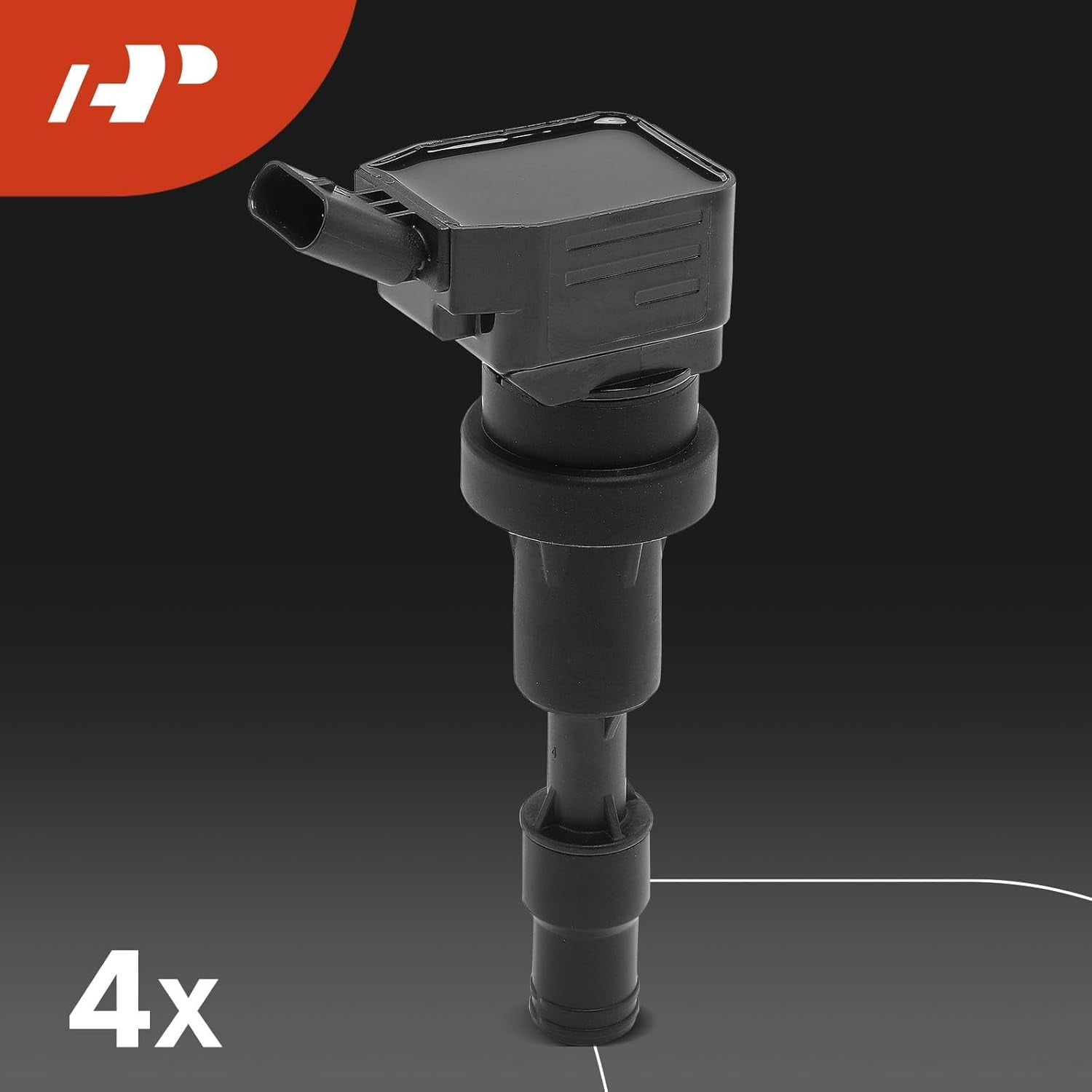 A-Premium Set of 4 Ignition Coil Pack and Iridium Spark Plugs Compatible with Hyundai Elantra 2017 2018 2019 2020 1.4L
