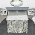 thumbnail image 3 of Designart 'Minimalist Graphics II' Geometric Duvet Cover Set, 3 of 4