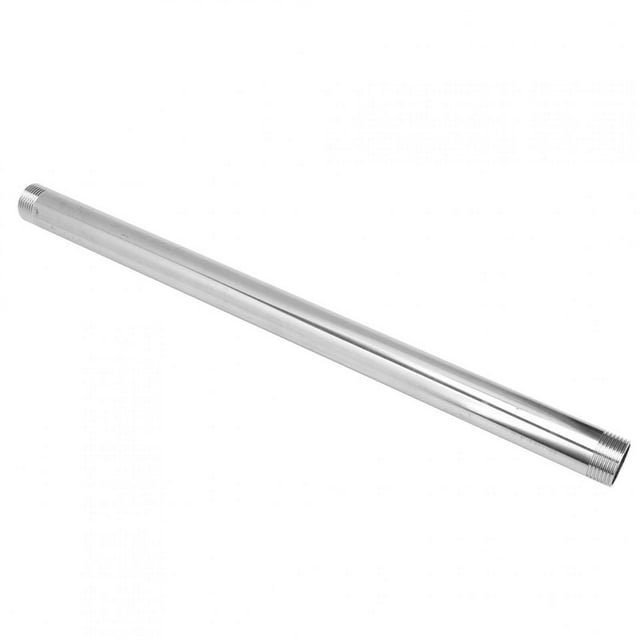 1pcs Threaded Pipe, 50cm Male Threaded Pipe Fitting, Stainless Steel Pipe Fitting, , Seal, For Plumbing, Hardware, Gas