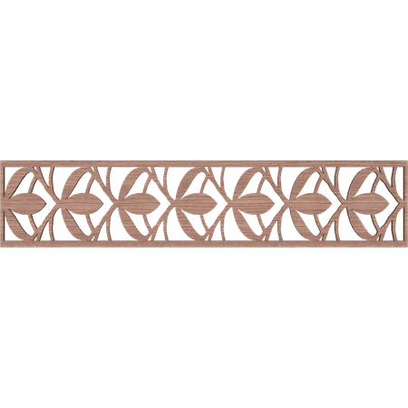 

Ekena Millwork 46 3/4 W x 10 H x 3/8 T Salem Fretwork Moulding Walnut
