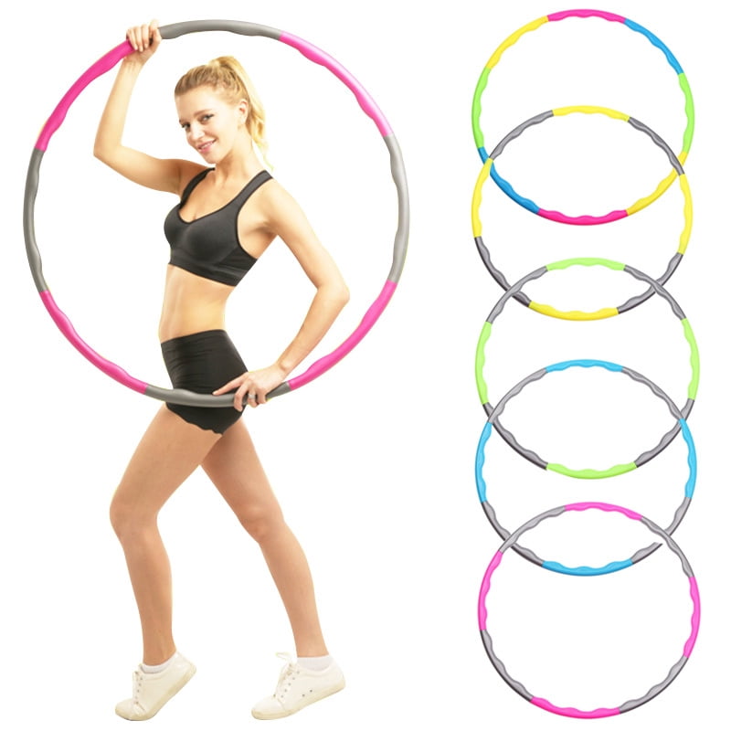 Anneau De Gymnastique Enfant 1 Pièce – Cerceau Fitness 8 Sections Détachables Diamètre 59 Cm Multicolore