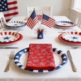 thumbnail image 6 of Independence Day Kitchen Towel - Quick Drying Patriotic Tea Towel with Fireworks and Flag Design, Red White Blue Cotton Blend Alternative for 4th of July Party Decor and Housewarming Gifts, 6 of 6