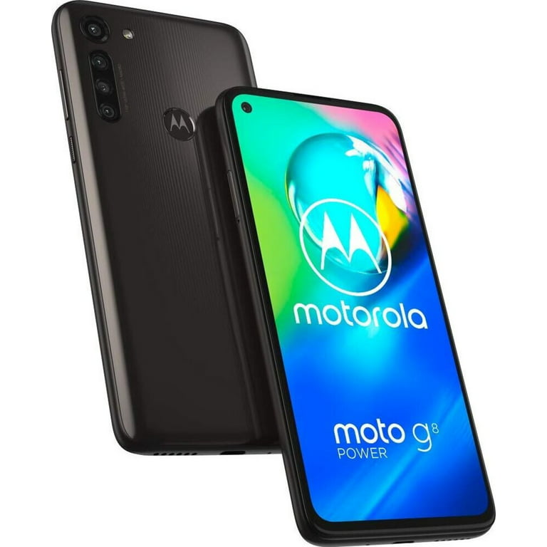 Trillen gezagvoerder Verplicht Motorola Moto G8 Power XT2041-1 64GB Hybrid Dual SIM GSM Unlocked Android  Smart Phone, Smoke Black (Used) - Walmart.com