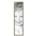 thumbnail image 2 of ArtToFrames 11" x 43" Silver Compo Dark Wash Picture Frame, 11x43 inch Silver Wood Poster Frame (WOM-5227),  Pack, 2 of 7