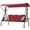 Wine Red, variant on 800LBS Patio Swing with Canopy 3 Seat Outdoor Porch Swing with Stand w/Cup Holder & Pillow Glider Chair Swing Bed for Patio Backyard Poolside (Khaki)
