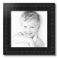 thumbnail image 2 of ArtToFrames 13" x 13" Majestic Black Picture Frame, 13x13 inch Black Wood Poster Frame (WOM-5120),  Pack, 2 of 7