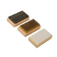 thumbnail image 5 of AMLESO 3Pcs Snowboard Brush Ski Brush Ski Remover Care Tool Maintenance Cleaning Tool Horsehair Brush Skiing Board Brush Kit, 5 of 10