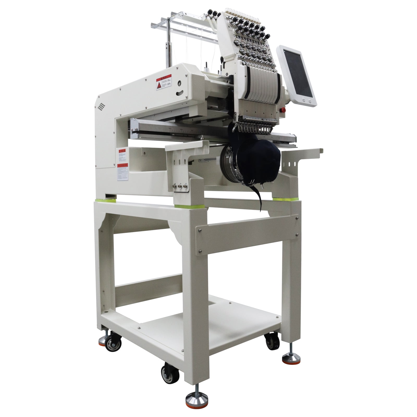 Commercial Automatic Embroidery Machine Single Head 12 Needle Embroidery Machine with Touch Screen