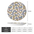 thumbnail image 2 of Daiia Cute Rabbit Printed Pattern Ceramic Plate Dinner Plates Bone China Decorative Plates with Display Stand Art Ceramic Ornaments for Wall Hanging Decoration-8in, 2 of 6