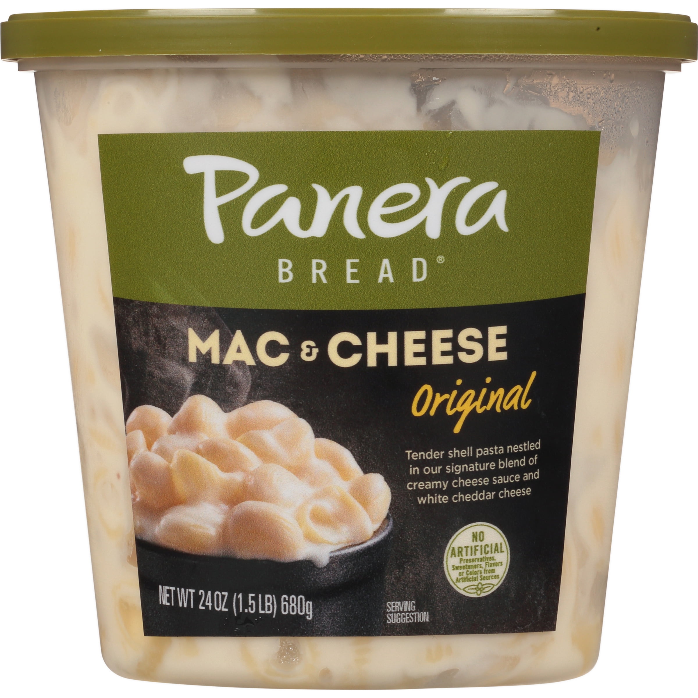 Panera Bread Vegetarian Ready-to-Heat Mac & Cheese, 24 oz Cup (Refrigerated)
