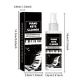 thumbnail image 3 of Fufafayo Piano Key Cleaner Spray, 100ML Keyboard Cleaning Solution, Multifunctional Detergent for Stains and Grime, Mild Protection for Piano Keys and Electronic Keyboards, 3 of 9