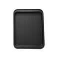 thumbnail image 1 of Wosthever Moldes rectangulares para hornear, bandeja para horno, revestimiento negro/dorado, accesorio resistente al desgaste, para pastel Cocina y Comedor Negro 33*23cm, 1 of 6