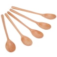 thumbnail image 4 of Cucharas Ovaladas, Cucharas De Sopa De Madera De Estilo Japonés, Juego Ligero De Mango Largo De 5 Para Comer, Mezclar, Revolver Para Cocinar En La Cocina ANGGREK Otros, 4 of 8