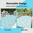 thumbnail image 5 of Ileading Outdoor Rug 5'x8' Waterproof Reversible Mats Carpet RV Camping Rugs Plastic Straw Rug Outside Area Rug for Patios,Camper,Tent,Porch,RV,Balcony,Deck, 5 of 8