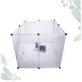 thumbnail image 3 of SKISUNO 8Pcs Plastic Dog Crate for Small Animals with Folding Design, 3 of 8