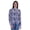 Purple, variant on Full Sleeve Sheer Top For Women Formal Shirt Printed Tunic