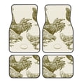 thumbnail image 1 of Disketp Chickens for Crystal Velvet Car Mats Four-Piece Set,All-Season Automotive Protection, Vehicles, Cars, Trucks, and SUVs,Anti-Slip Design, 1 of 7