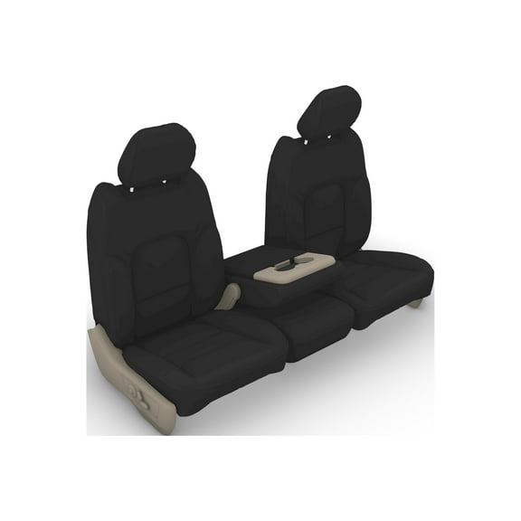 C1127 2007-2013 Chevy Silverado, Suburban and Tahoe LT Front 40/20/40 Split Seat in Black Twill
