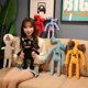 thumbnail image 2 of Cabeza de sirena de juguete para niños, De 48cm muñeco de peluche, cabeza de sirena blanca y negra, figuras de personajes de terror, juguetes para niños, regalo, 2 of 5