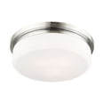 thumbnail image 5 of Livex Lighting Stratus 3-Light Metal & Glass Ceiling Mount in Polished Chrome, 5 of 9