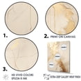 thumbnail image 3 of Designart "Marble Lightning In Beige And Gold IV" Abstract Shapes Floater Framed Wall Decor, 3 of 5