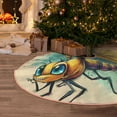 thumbnail image 5 of Sikiie Cartoon Dragonfly Art Christmas Tree Skirt, Christmas Tree Decorations, Christmas Decor, Tree Mat Decoration(30-48IN)-36", 5 of 6