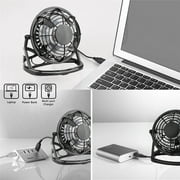 Desk Fans Under $15.00 Desk Fans Small Quiet 6 Inch Small Fan for Desk Portable USB Desktop Small Fan 360° Rotate Personal Fan for Desktop Home Office Travel Quiet Cooling Mini Fan