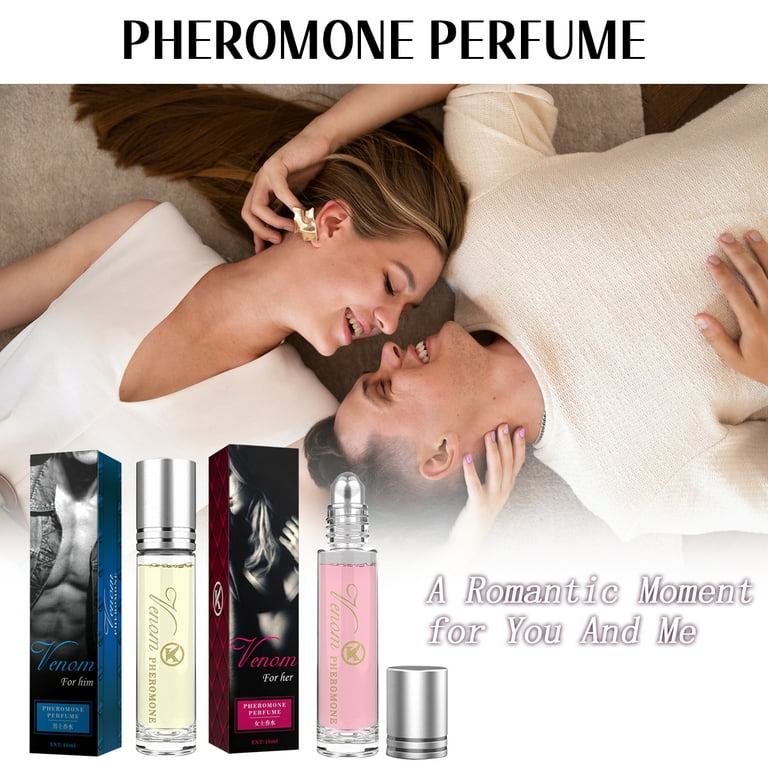 Pheromones Infused Essential Oil Perfume Cologne - Unisex for Women/Men,  Refreshing & Long-Lasting Light Fragrance Pheromone Perfume Roll On Perfume